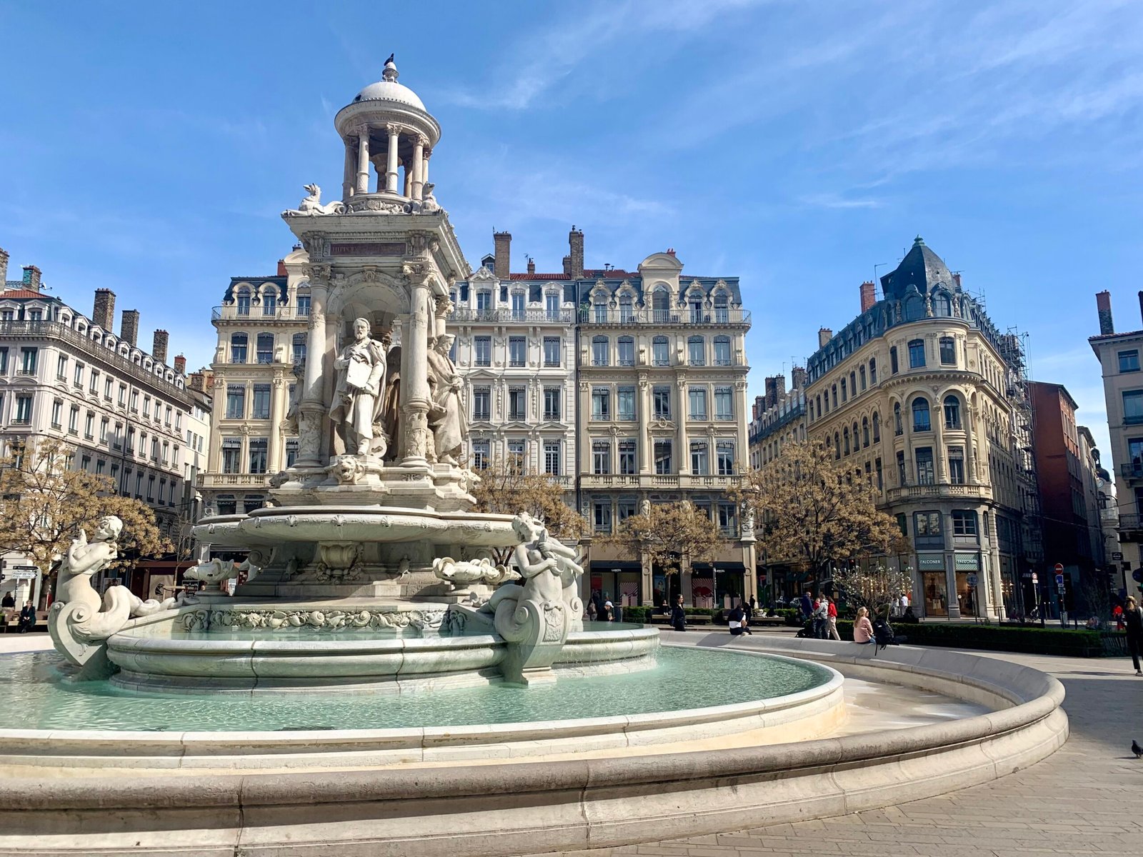 Lyon market or city street